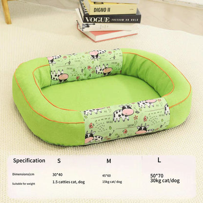 Pet Bed Anti-Slip & Water-Resistant Bottom, Cute and Comfortable bed