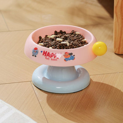 Luxury Anti-Slip Pet Bowl - Ergonomic, Spill-Proof Cat & Dog Feeder
