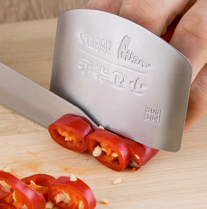 304 Stainless Steel Finger Guard for Safe Slicing