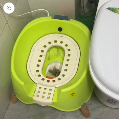 Luxury Automatic Flushing Cat Toilet