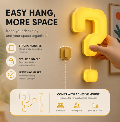 Question Mark LED Night Light
