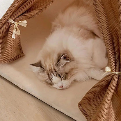 Comfortable To Sleep Tent For Cats And Dogs - Cute Pet Story