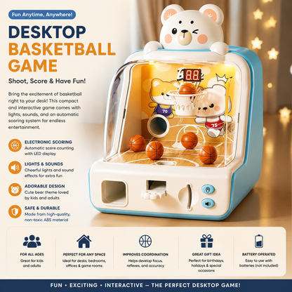 Kids Coin-Operated Basketball Game