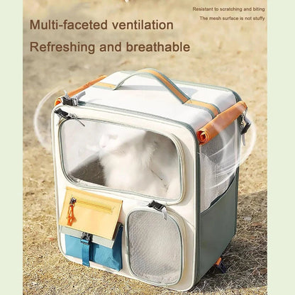 Cat dog trolley large suitcase bag