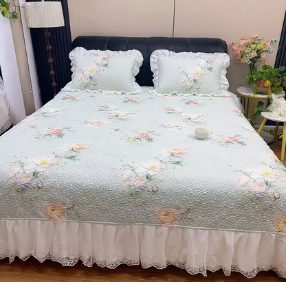 Fairy-Style Quilted Non-Slip Bed Cover