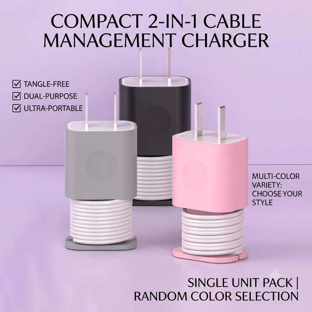 Silicone Charger Cable Protector & Organizer