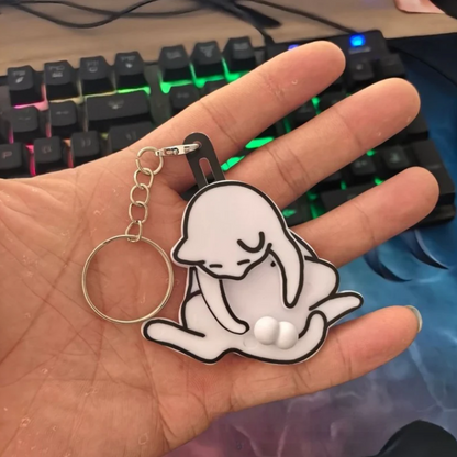 Funny Cat Keychain