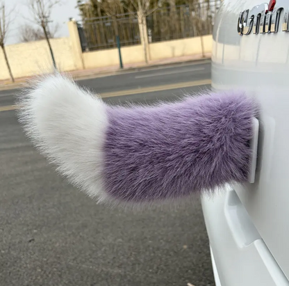 Electric Wagging Fox Tail Car Decor
