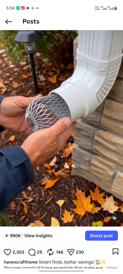 Stainless Steel Gutter Guard & Drain Filter