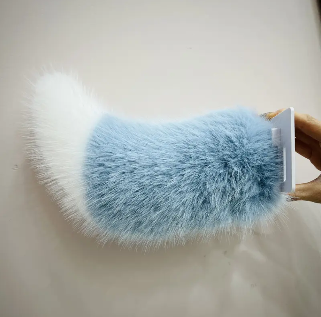 Electric Wagging Fox Tail Car Decor