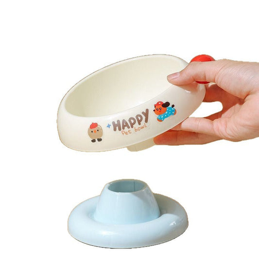 Luxury Anti-Slip Pet Bowl - Ergonomic, Spill-Proof Cat & Dog Feeder