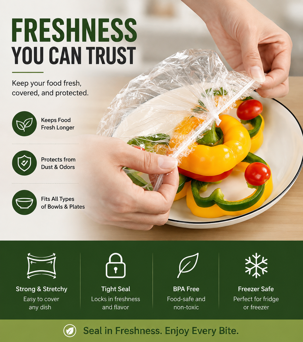 Disposable Stretch Food Covers