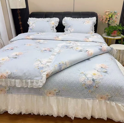 Fairy-Style Quilted Non-Slip Bed Cover