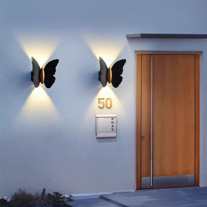 Butterfly Motion Sensor Wall Light