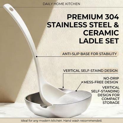 Stainless Steel Kitchen Utensil Holder