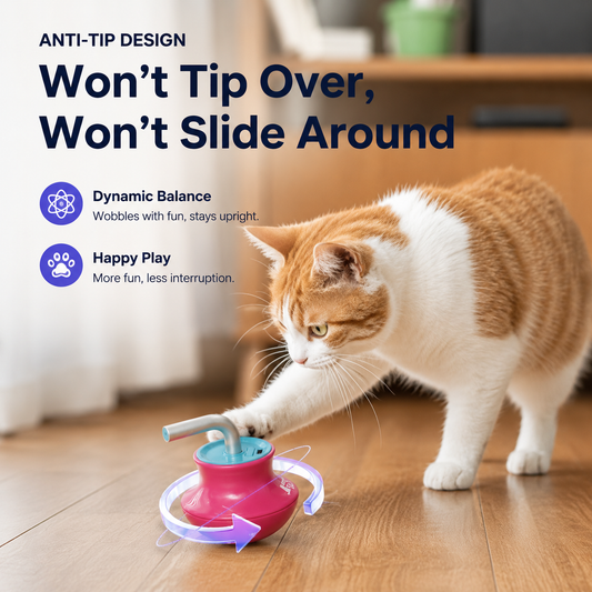 Interactive Laser Cat Toy – Automatic Self-Play Spinner
