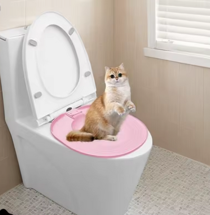 Cat Toilet Training Seat – Easy Potty Trainer for Cats | No More Litter Box Mess