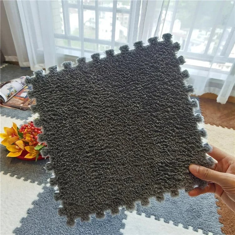 20 Pieces Plush Puzzle Foam Floor Mat