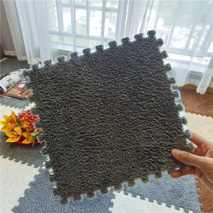 20 Pieces Plush Puzzle Foam Floor Mat