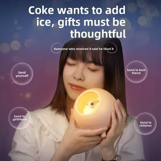 Kitten night light, Cat napping lamp