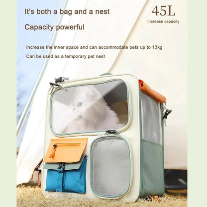 Cat dog trolley large suitcase bag