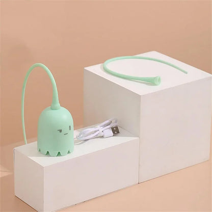 Cat Wand Toy Automatic Silicone Tail Teaser Toy 2 In 1 - Cute Pet Story