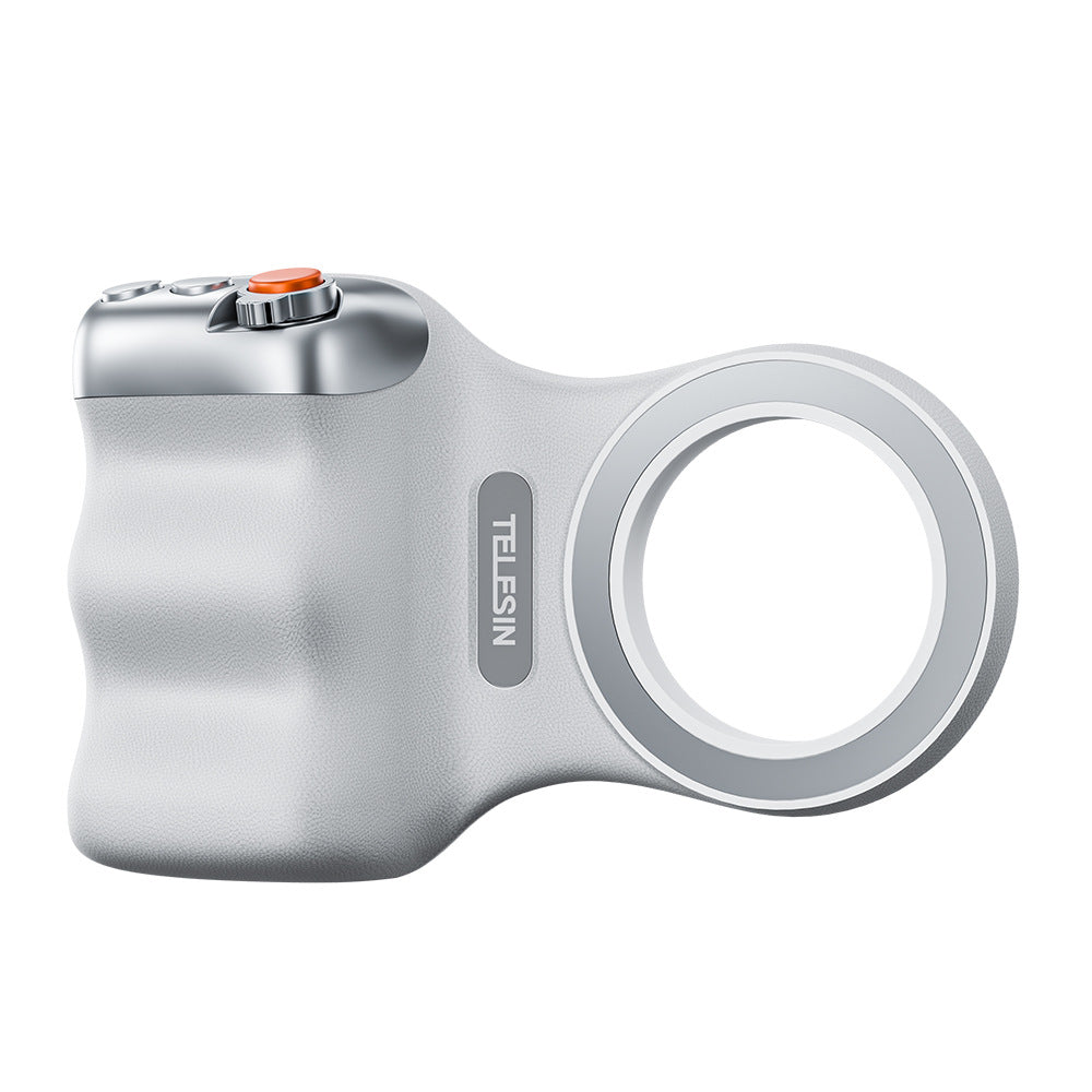 TELSIN Ergonomic Selfie Ring Light Grip – Perfect for iPhone Photography! 📸