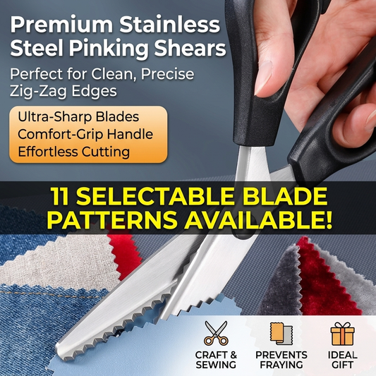 Triangle Wave Edge Sewing Scissors