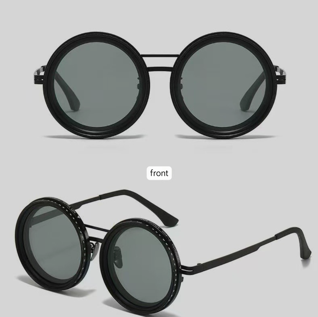 Adjustable Rotating Sunglasses – Infinite Tint Control for Day & Night
