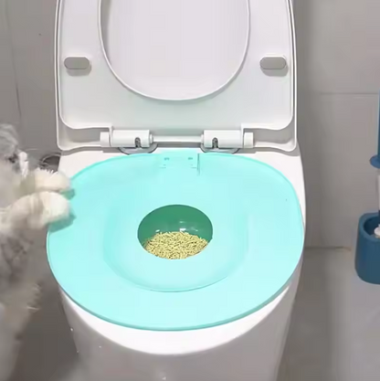 Cat Toilet Training Seat – Easy Potty Trainer for Cats | No More Litter Box Mess