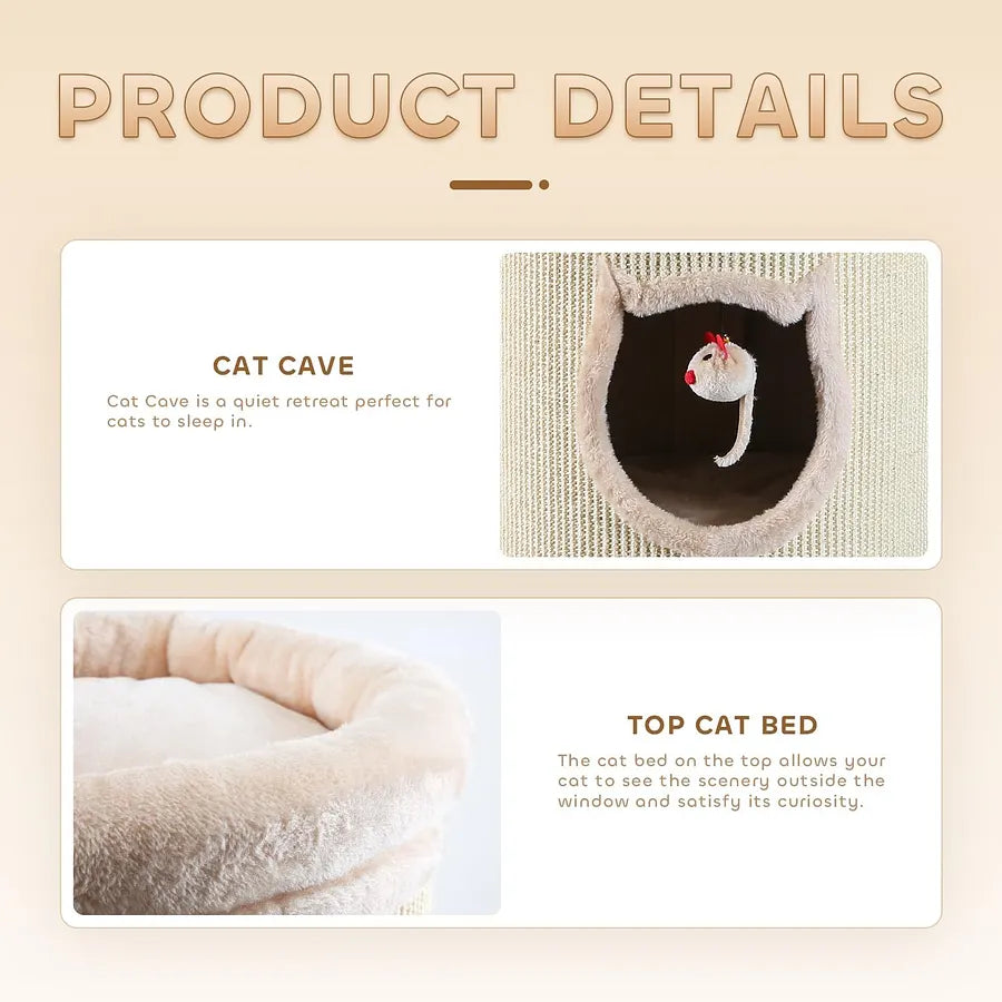 Sisal Bucket Cat Scratching Board – 2-in-1 Round Bed & Furniture Protector