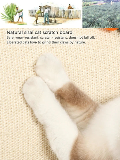 Cat House Tent Shape with Sisal Scratcher - Cute Pet Story