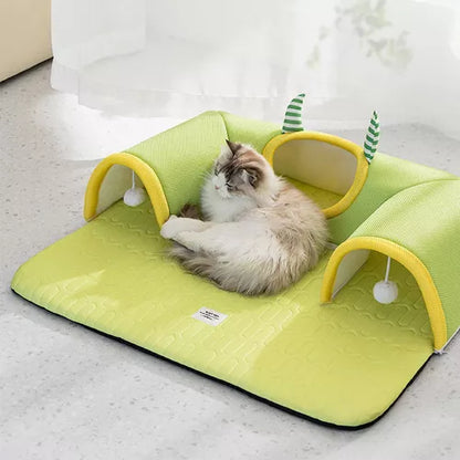 Cat tunnel bed