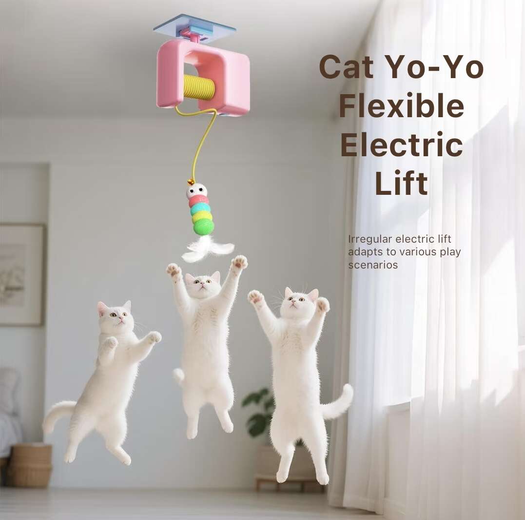 Electric Retractable Cat Teaser – a must-have for the lazy!