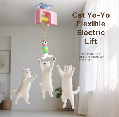 Electric Retractable Cat Teaser – a must-have for the lazy!