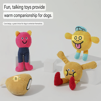 Interactive Plush Cat Toy – Soft, Durable & Squeaky for Playful Bites and Cuddles