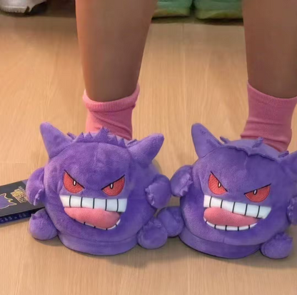 Gengar Plush Slippers -Cozy Pokemon Character House
Shoes for Adults