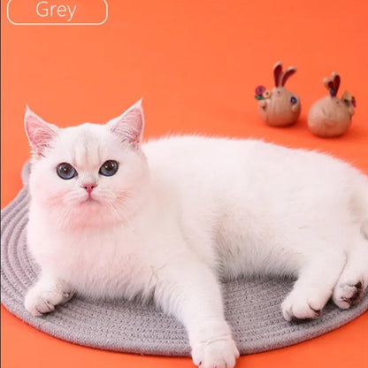 Handmade hemp rope cat scratching board - Cute Pet Story