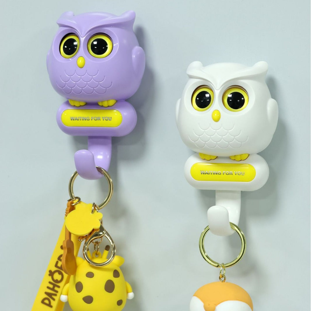 Owl Buddy Wall Hooks – Cute & Functional Key Holders