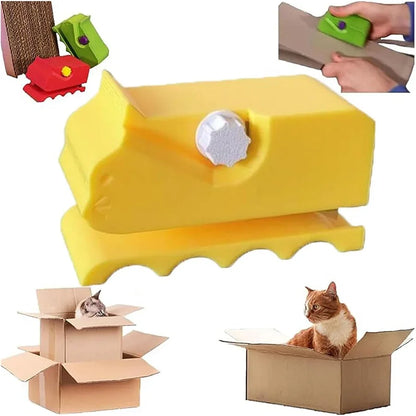 Cardboard Strip Cutter for Cat Scratchers - Safe Shredding Tool to Make DIY Scratching Pads | Recycled Cardboard Craft Tool