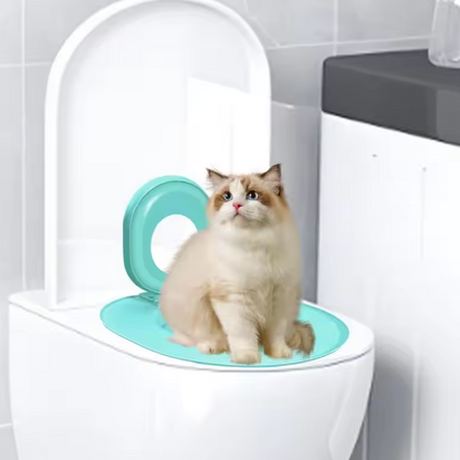 Cat Toilet Training Seat – Easy Potty Trainer for Cats | No More Litter Box Mess