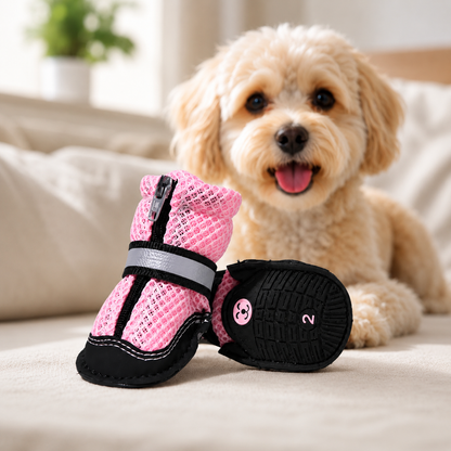 Zipper Dog Boots - 2 Pairs