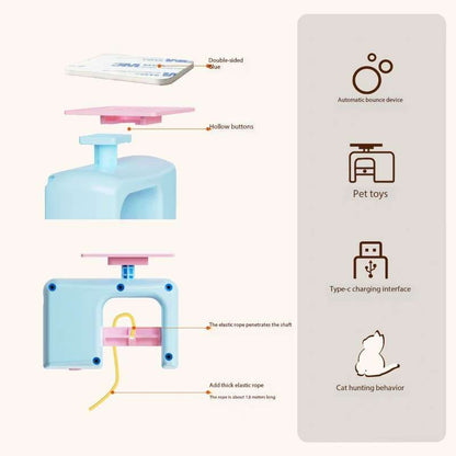 Smart Electric Door-Hanging Cat Yo-Yo Toy – Interactive Self-Play Amusement Toy