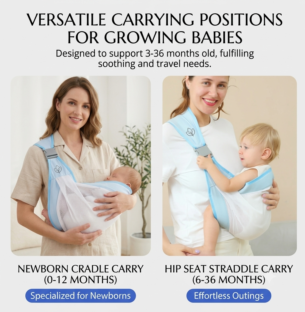 Baby Hip Seat Carrier – Newborn to 12 Months
