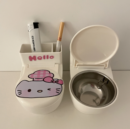 Cat water bowl toilet design