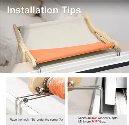 Cat Window & Side Bed Perch - Cute Pet Story