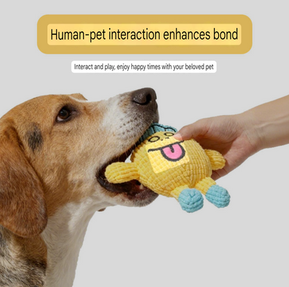 Interactive Plush Cat Toy – Soft, Durable & Squeaky for Playful Bites and Cuddles