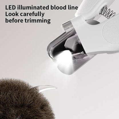 2-in-1 Smart LED Pet Nail Clipper&Trimmer ABS HD Display  Ergonomic Handle Eco-Friendly for Cat&Dog