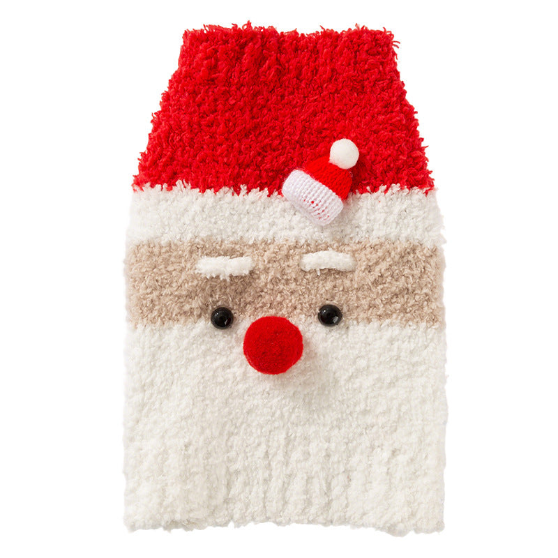 Santa Paws Holiday Sweater – Cozy Wear for Pets