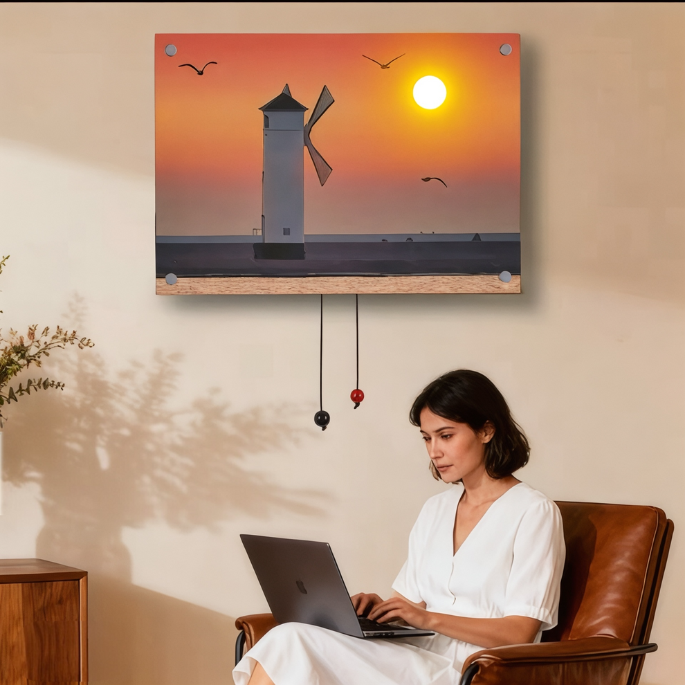 Sunset Vibe Wall Lamp – No Drill, Pure Ambience